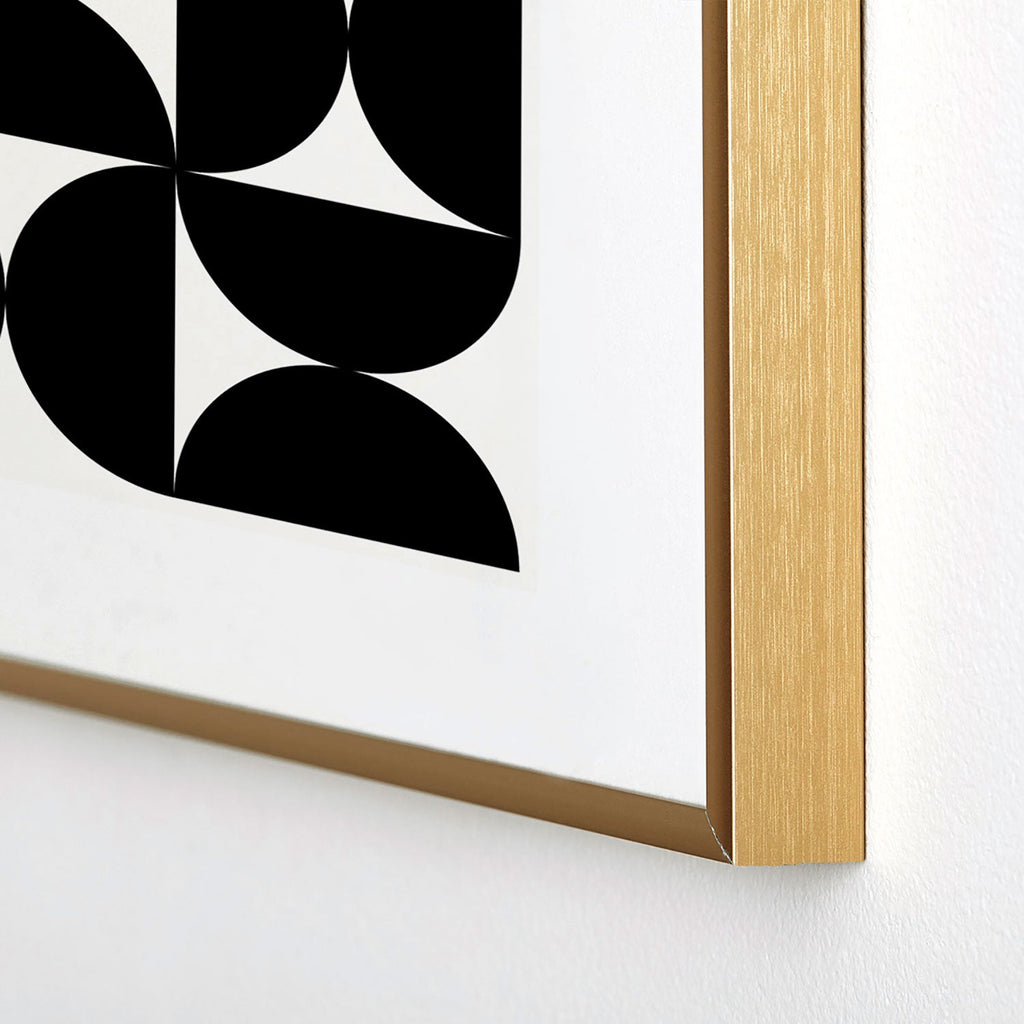 Colour Poems Bold Minimalism XLV Metal Framed Art Print