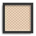 Colour Poems Bows and Ribbons Beige Recessed Framing Square