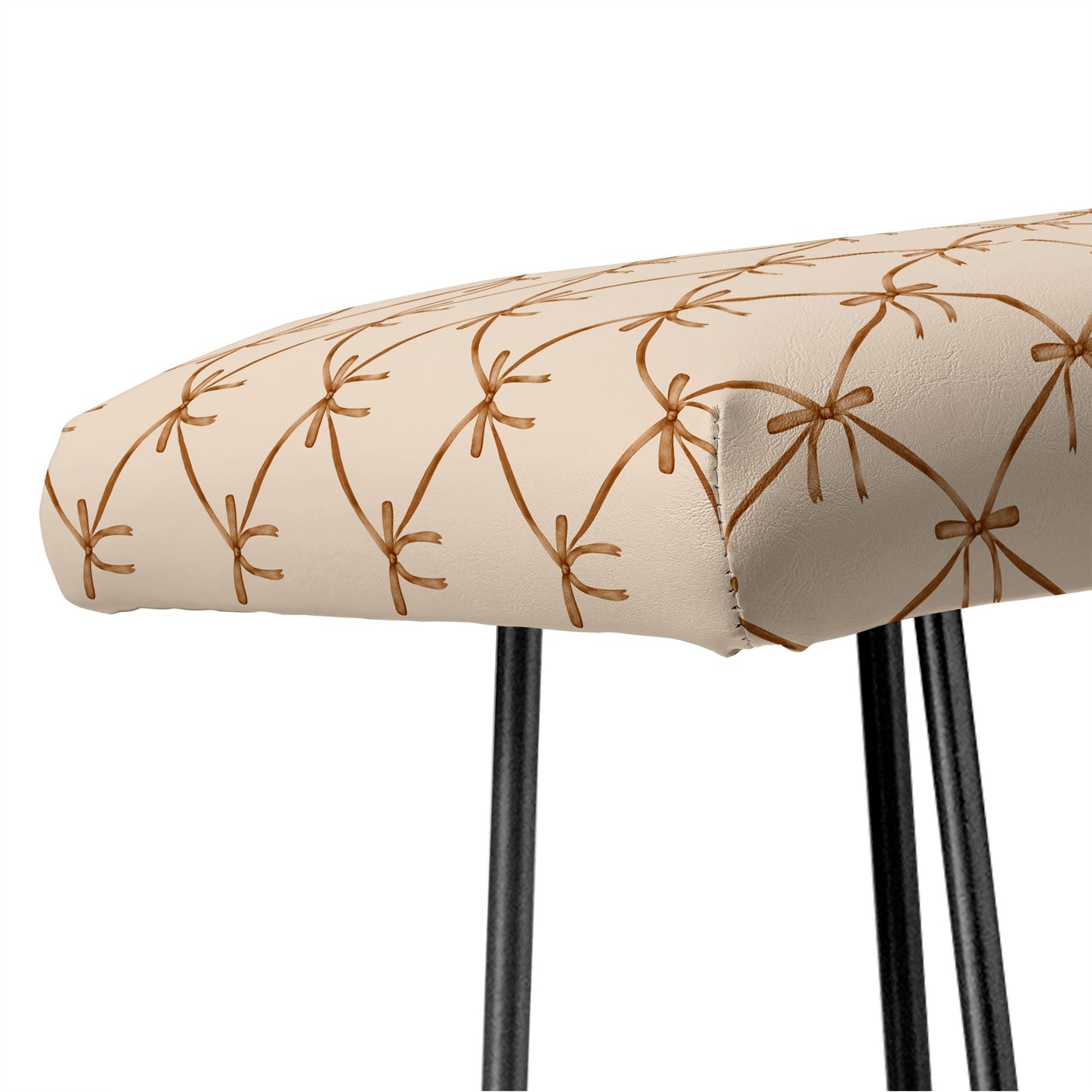 Colour Poems Bows and Ribbons Beige Bench