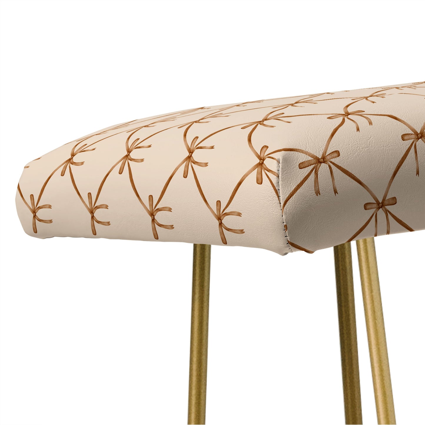 Colour Poems Bows and Ribbons Beige Bench
