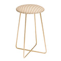 Colour Poems Bows and Ribbons Beige Counter Stool