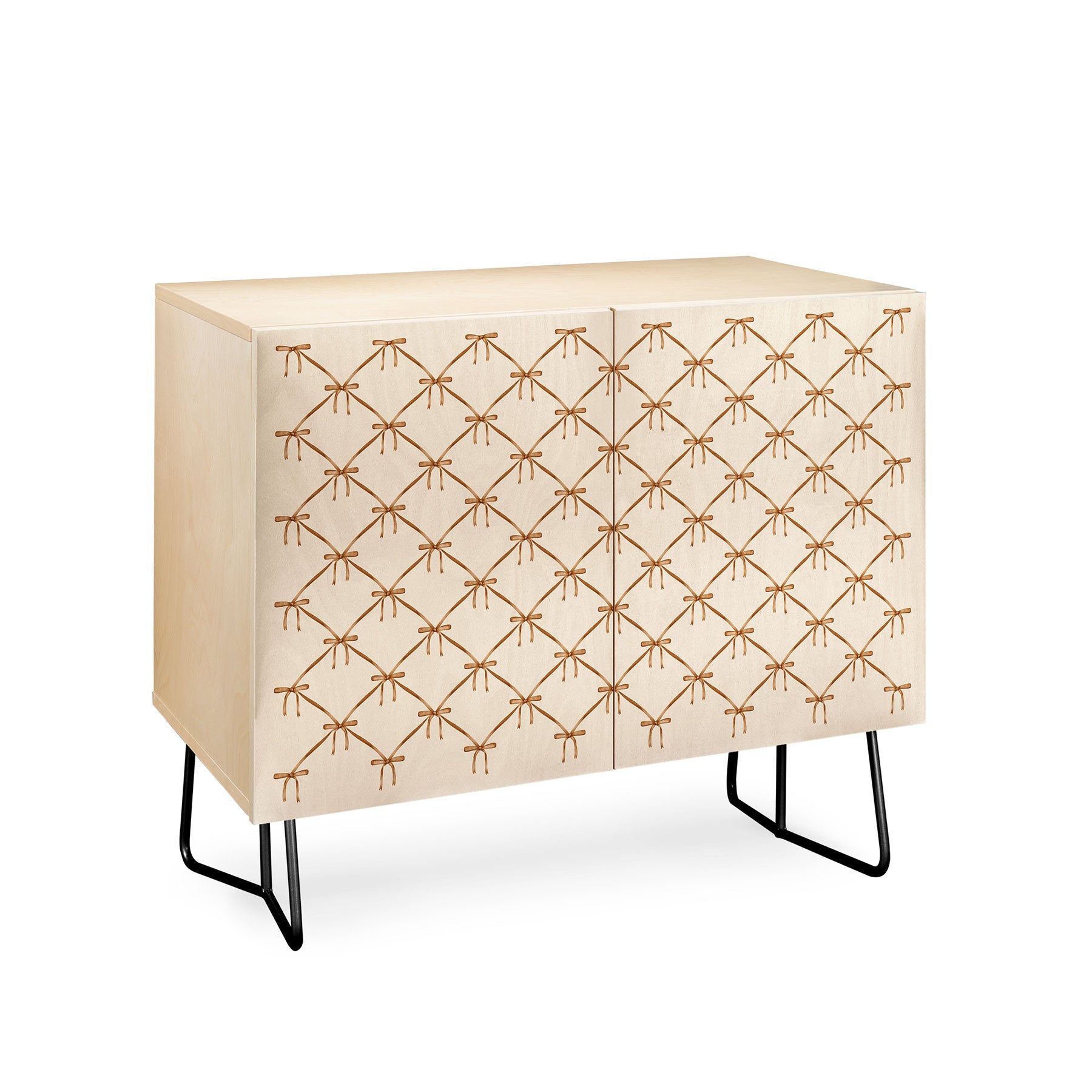 Colour Poems Bows and Ribbons Beige Credenza