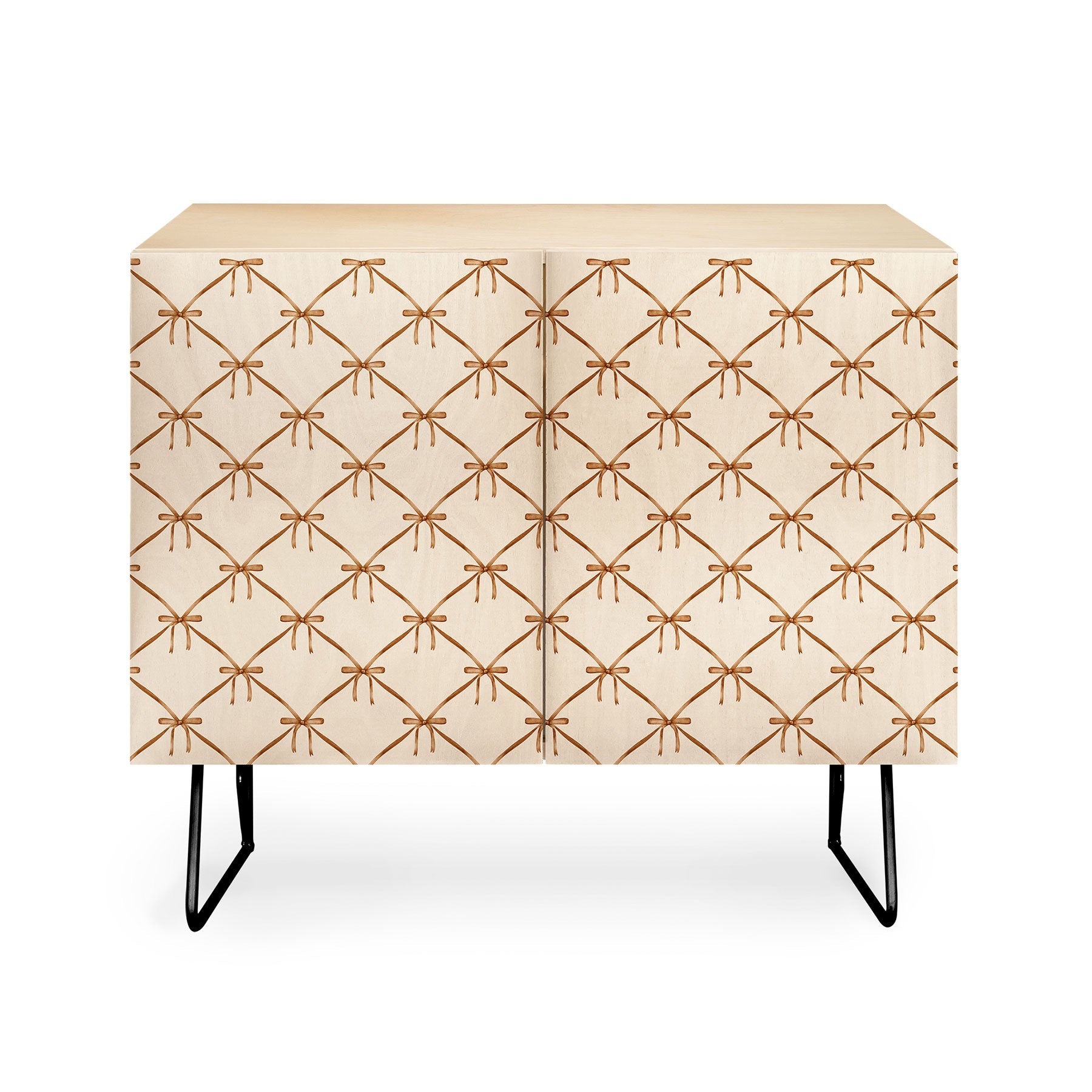 Colour Poems Bows and Ribbons Beige Credenza