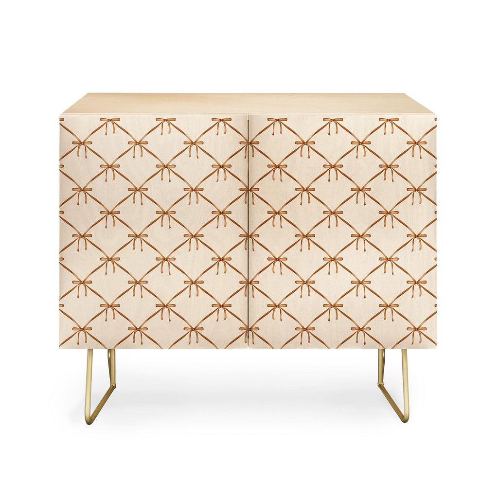 Colour Poems Bows and Ribbons Beige Credenza