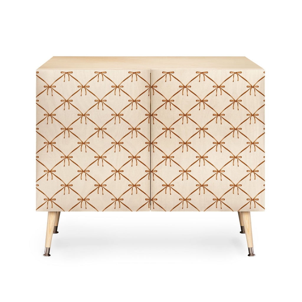 Colour Poems Bows and Ribbons Beige Credenza