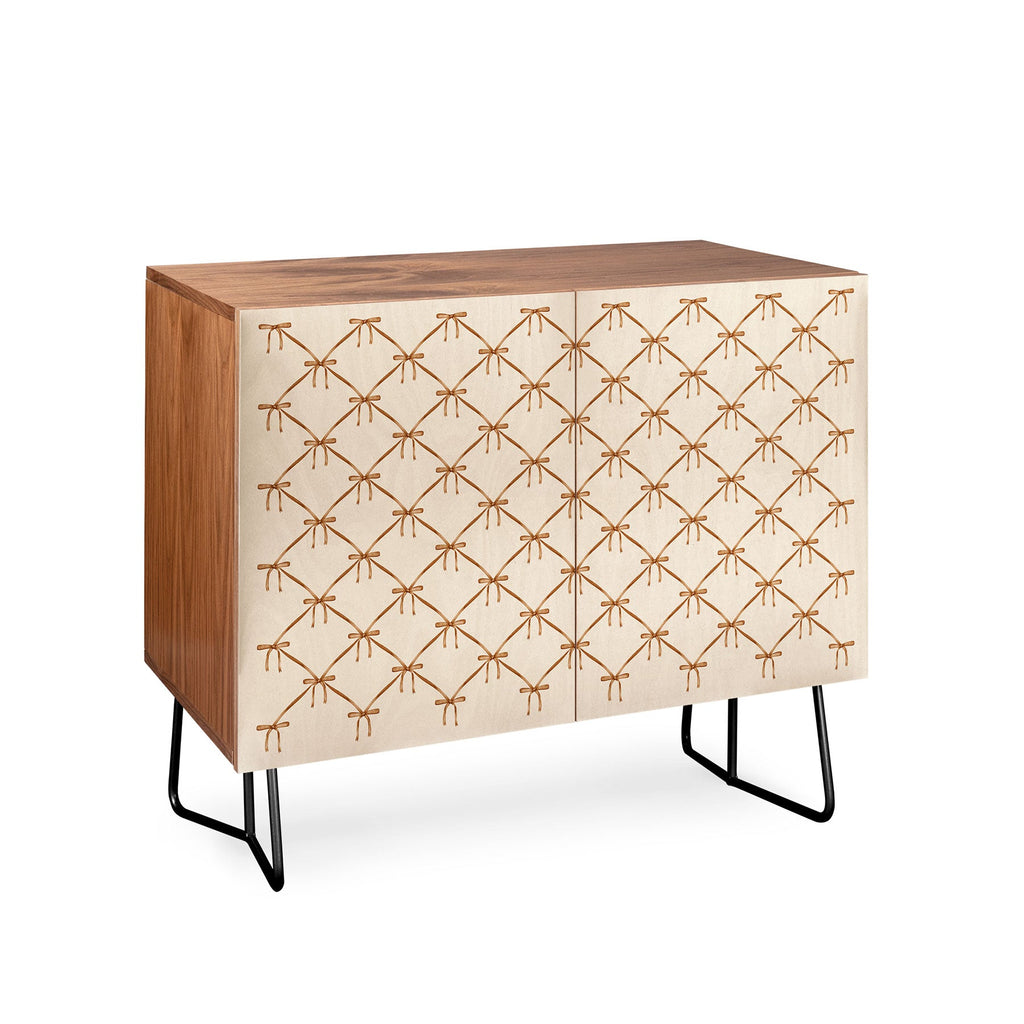 Colour Poems Bows and Ribbons Beige Credenza