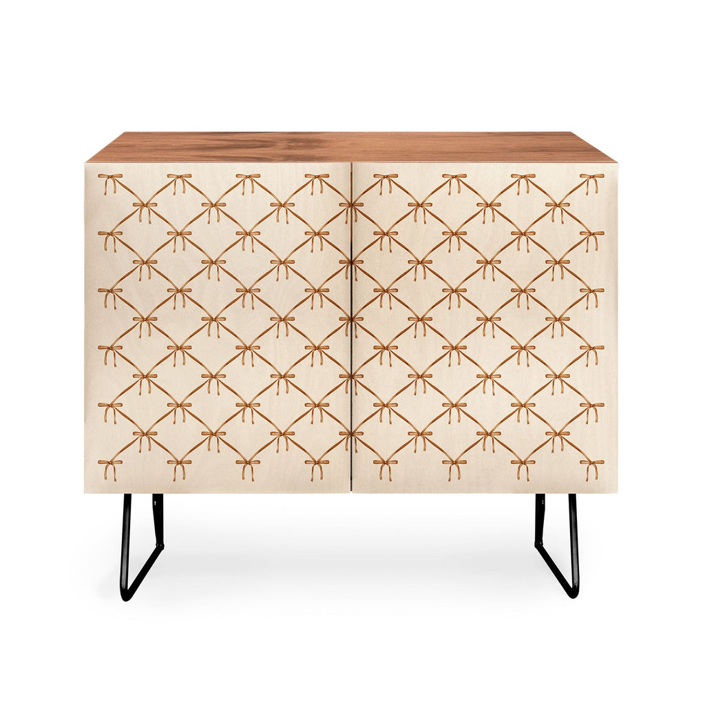 Colour Poems Bows and Ribbons Beige Credenza