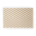 Colour Poems Bows and Ribbons Beige Welcome Mat