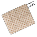 Colour Poems Bows and Ribbons Beige Picnic Blanket