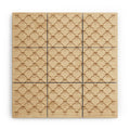 Colour Poems Bows and Ribbons Beige Wood Wall Mural