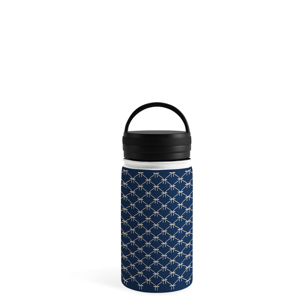Colour Poems Bows and Ribbons Blue Water Bottle