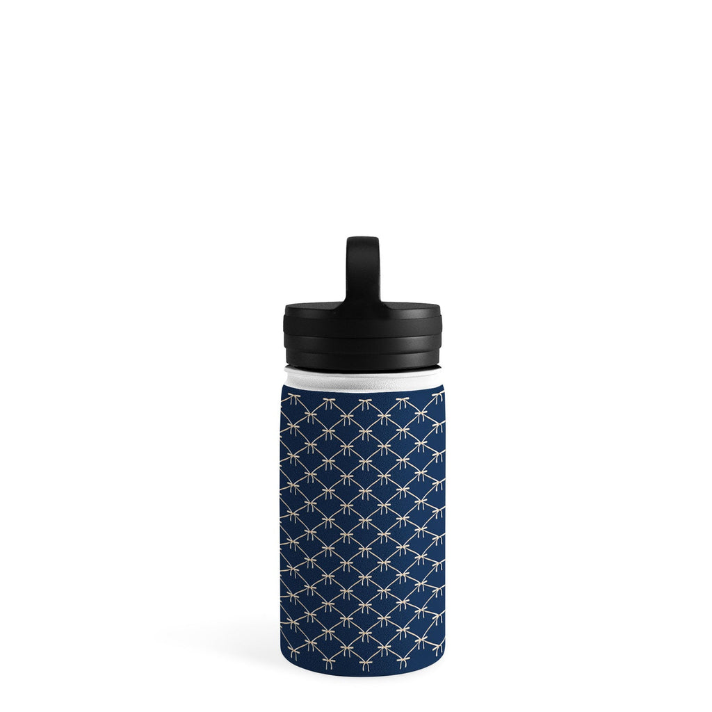 Colour Poems Bows and Ribbons Blue Water Bottle