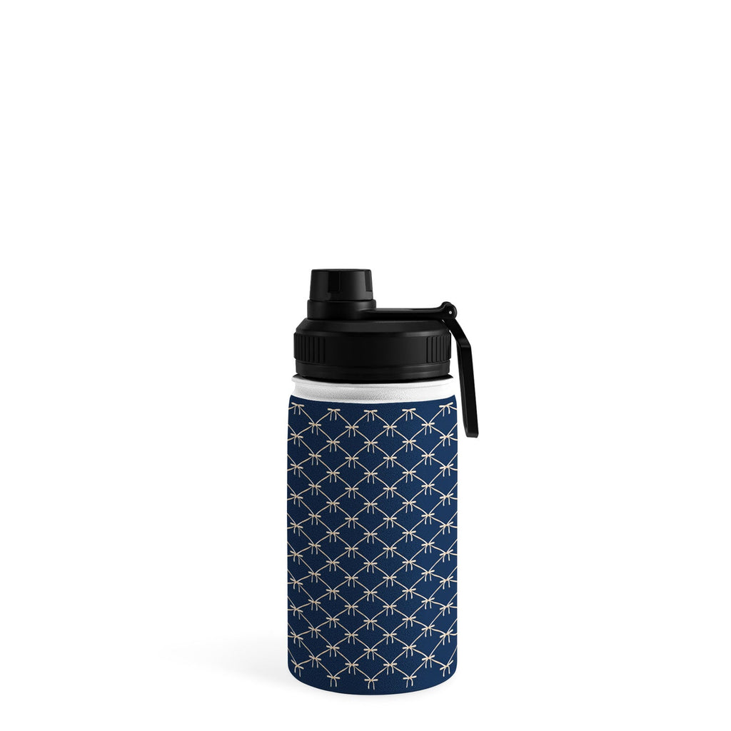 Colour Poems Bows and Ribbons Blue Water Bottle