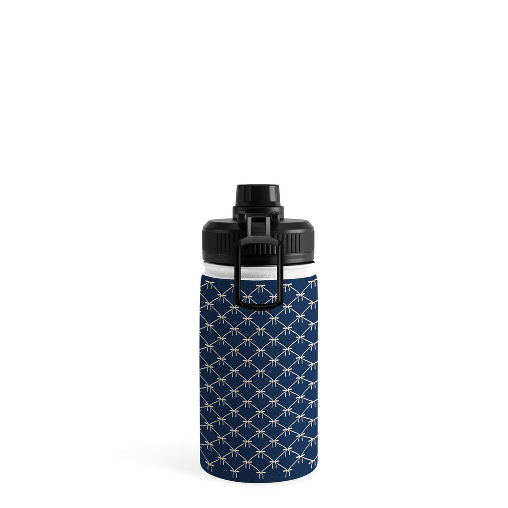 Colour Poems Bows and Ribbons Blue Water Bottle