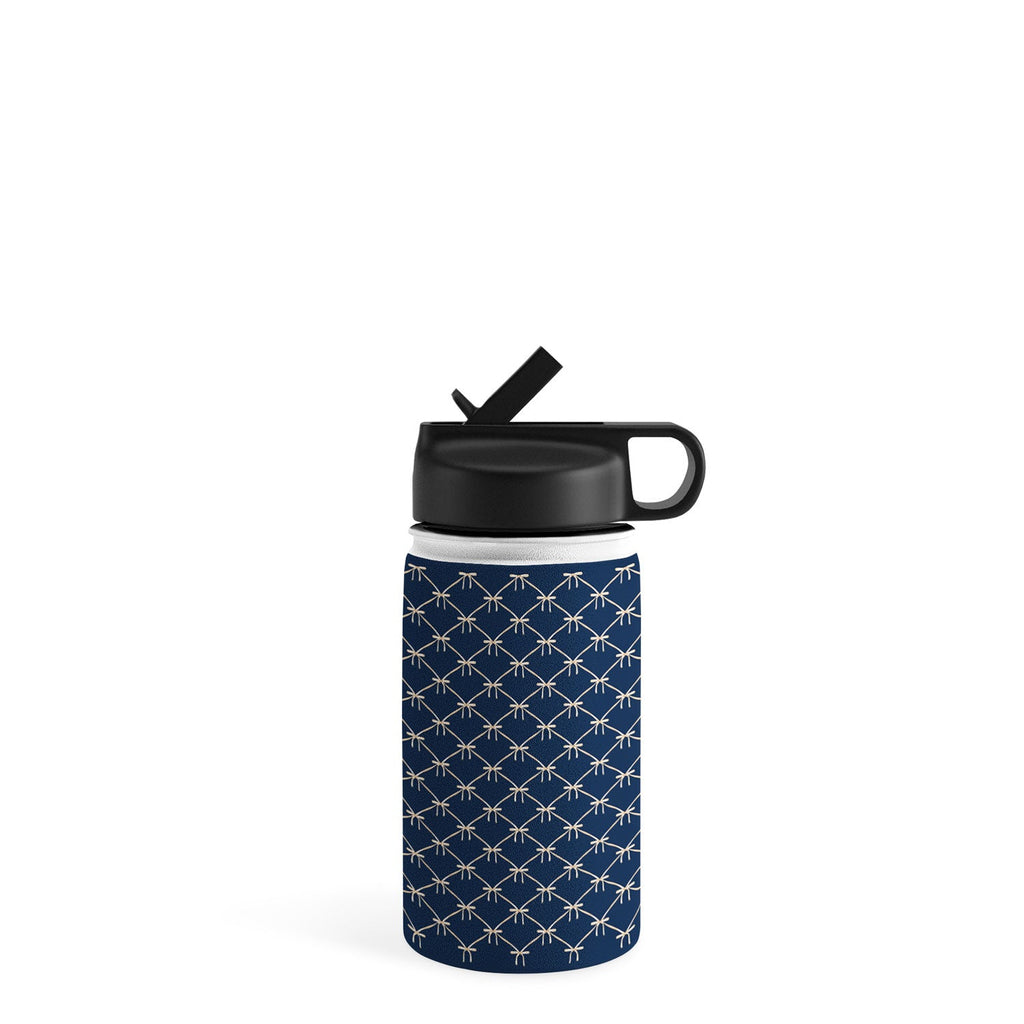 Colour Poems Bows and Ribbons Blue Water Bottle