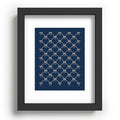 Colour Poems Bows and Ribbons Blue Recessed Framing Rectangle