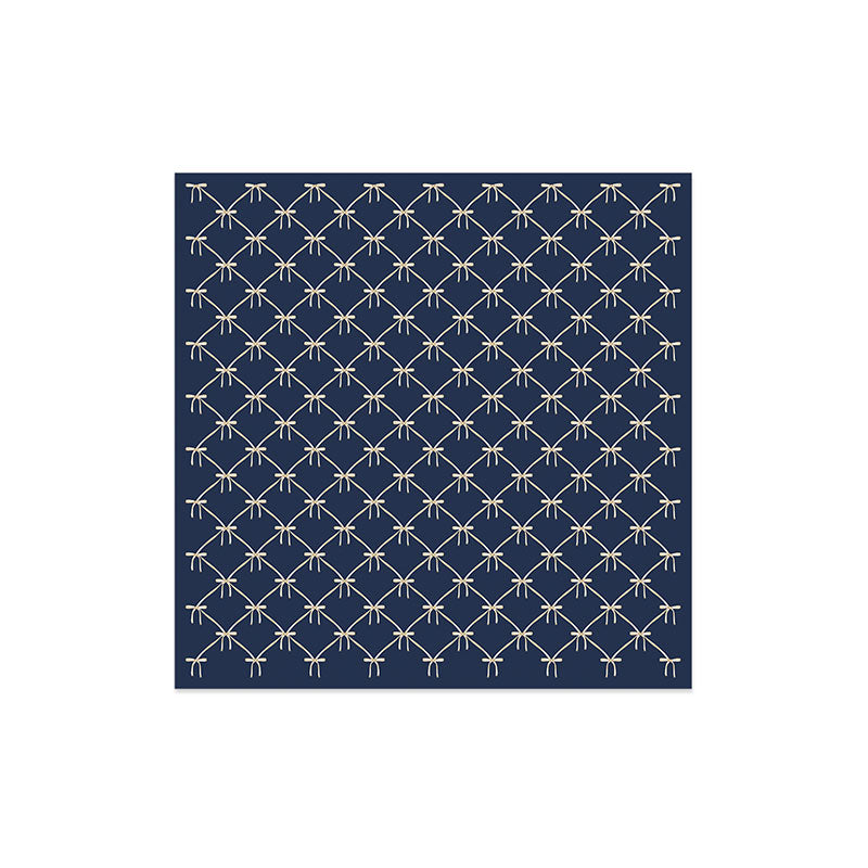Colour Poems Bows and Ribbons Blue Art Print