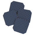 Colour Poems Bows and Ribbons Blue Coaster Set