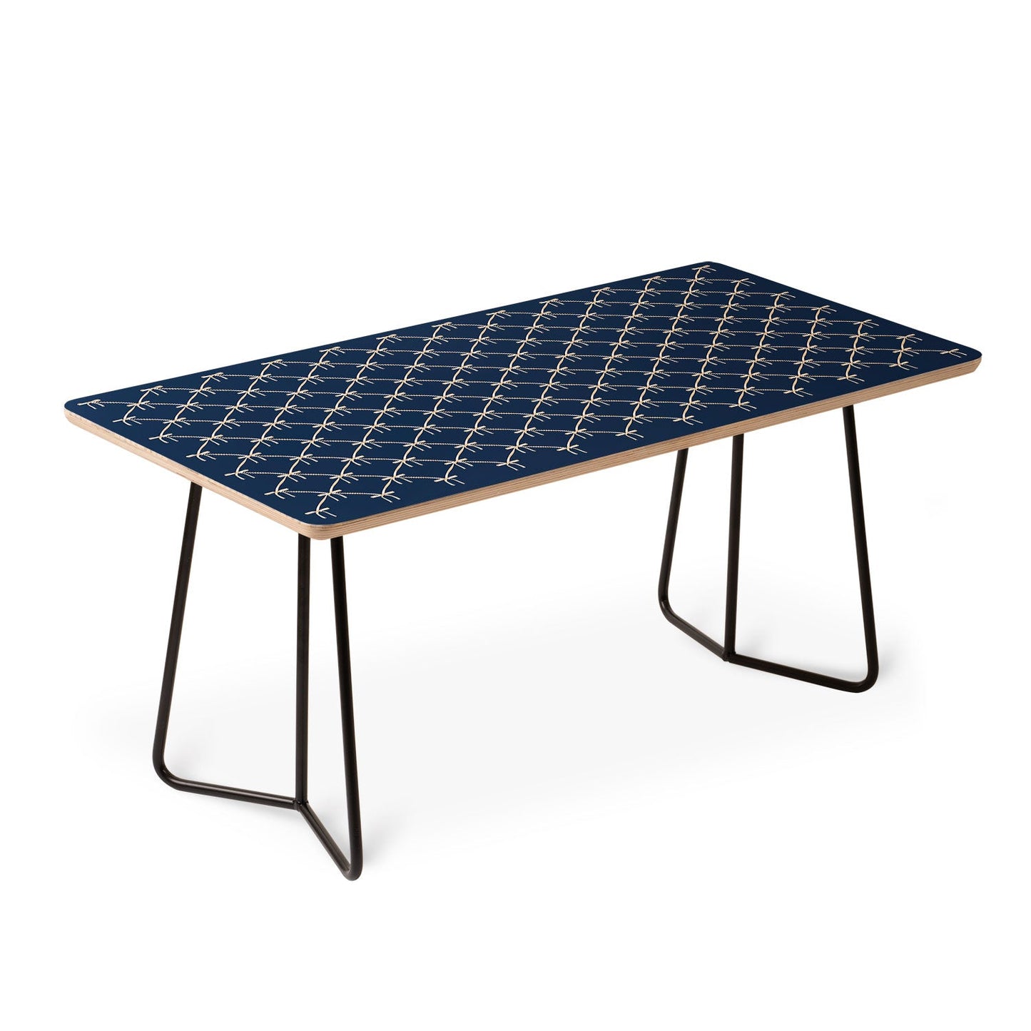 Colour Poems Bows and Ribbons Blue Coffee Table