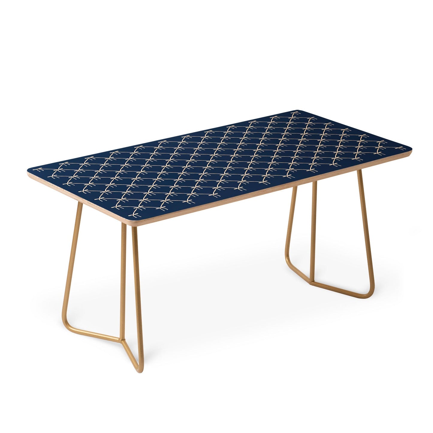 Colour Poems Bows and Ribbons Blue Coffee Table