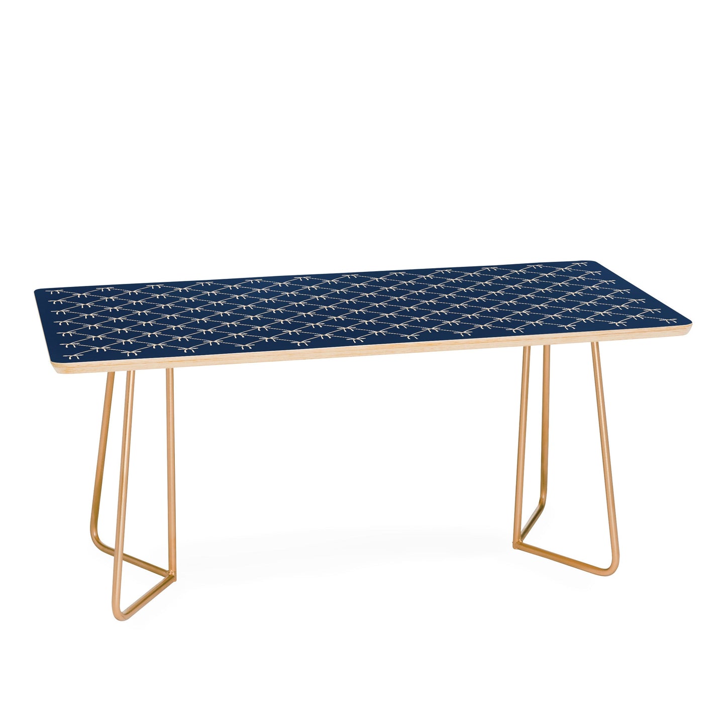 Colour Poems Bows and Ribbons Blue Coffee Table