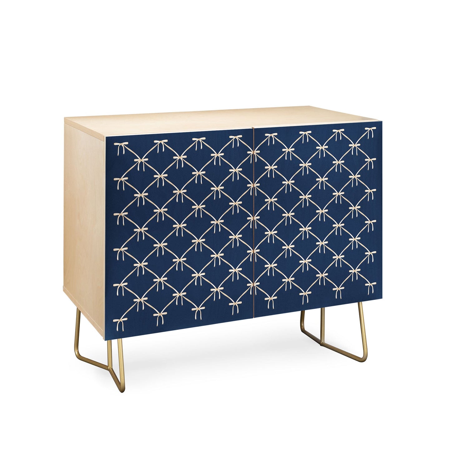 Colour Poems Bows and Ribbons Blue Credenza