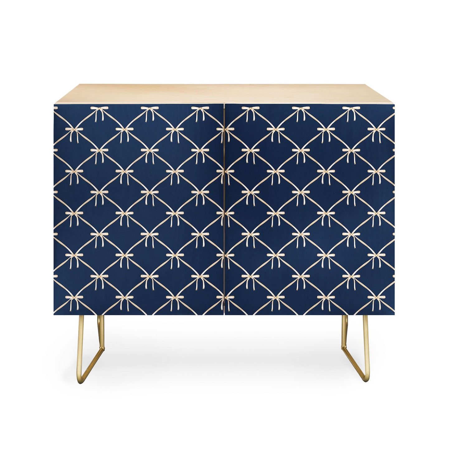 Colour Poems Bows and Ribbons Blue Credenza