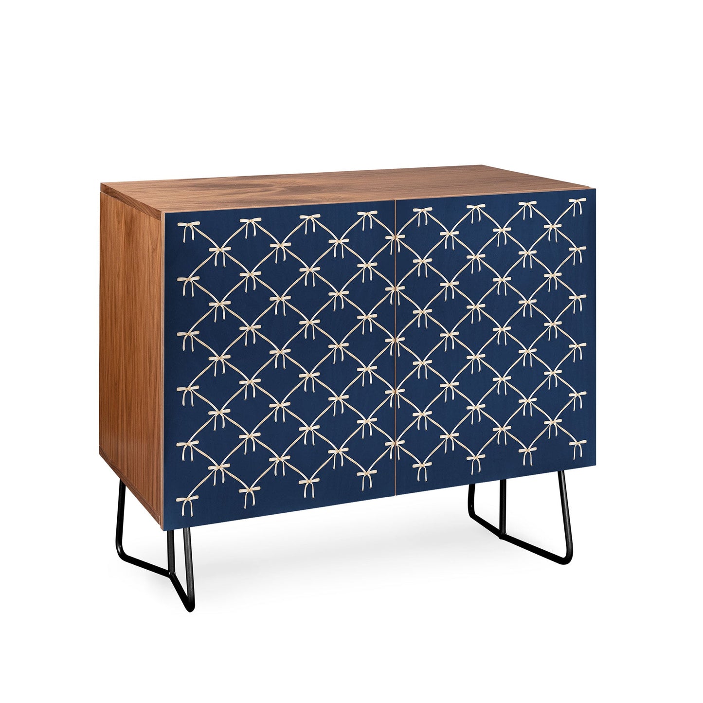 Colour Poems Bows and Ribbons Blue Credenza