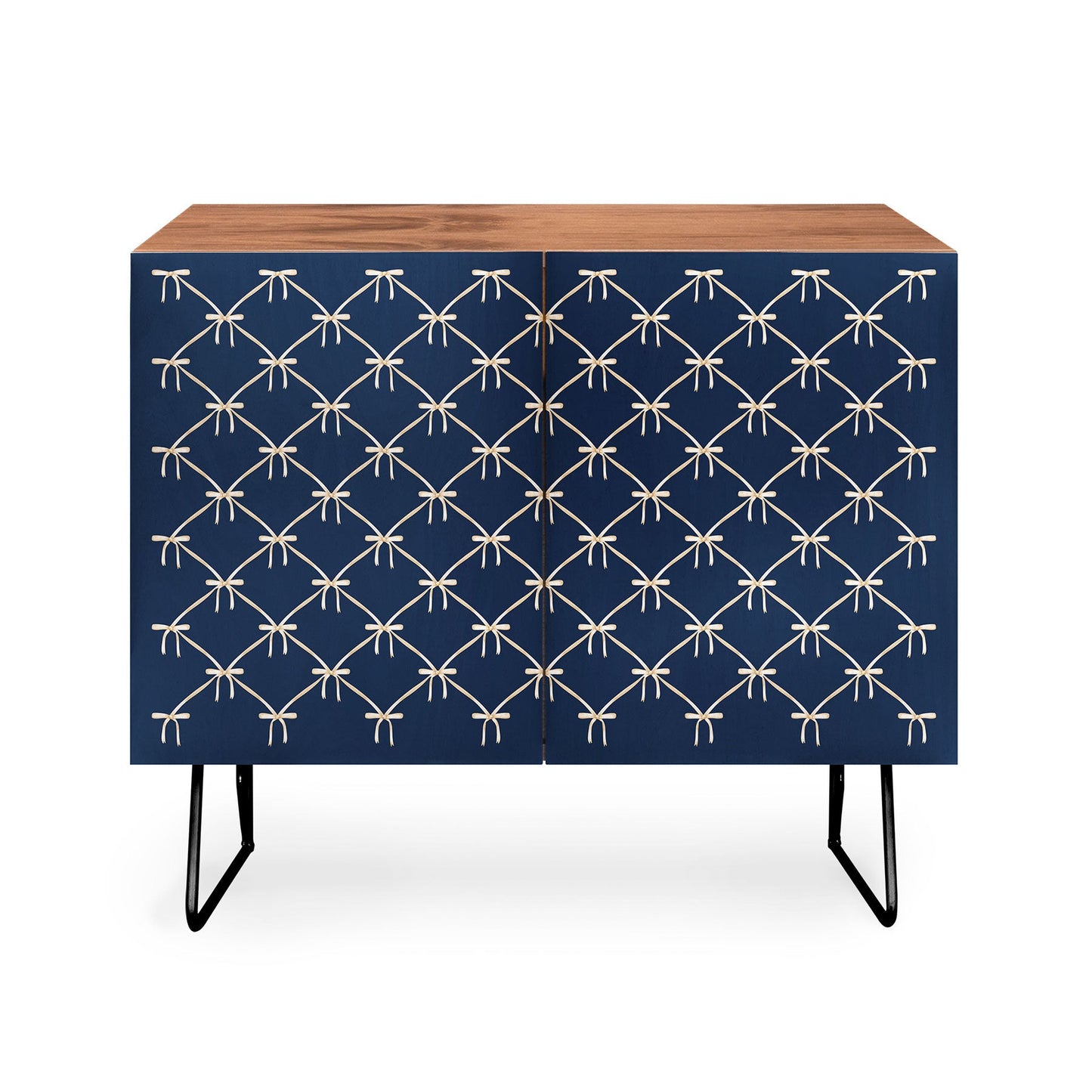 Colour Poems Bows and Ribbons Blue Credenza
