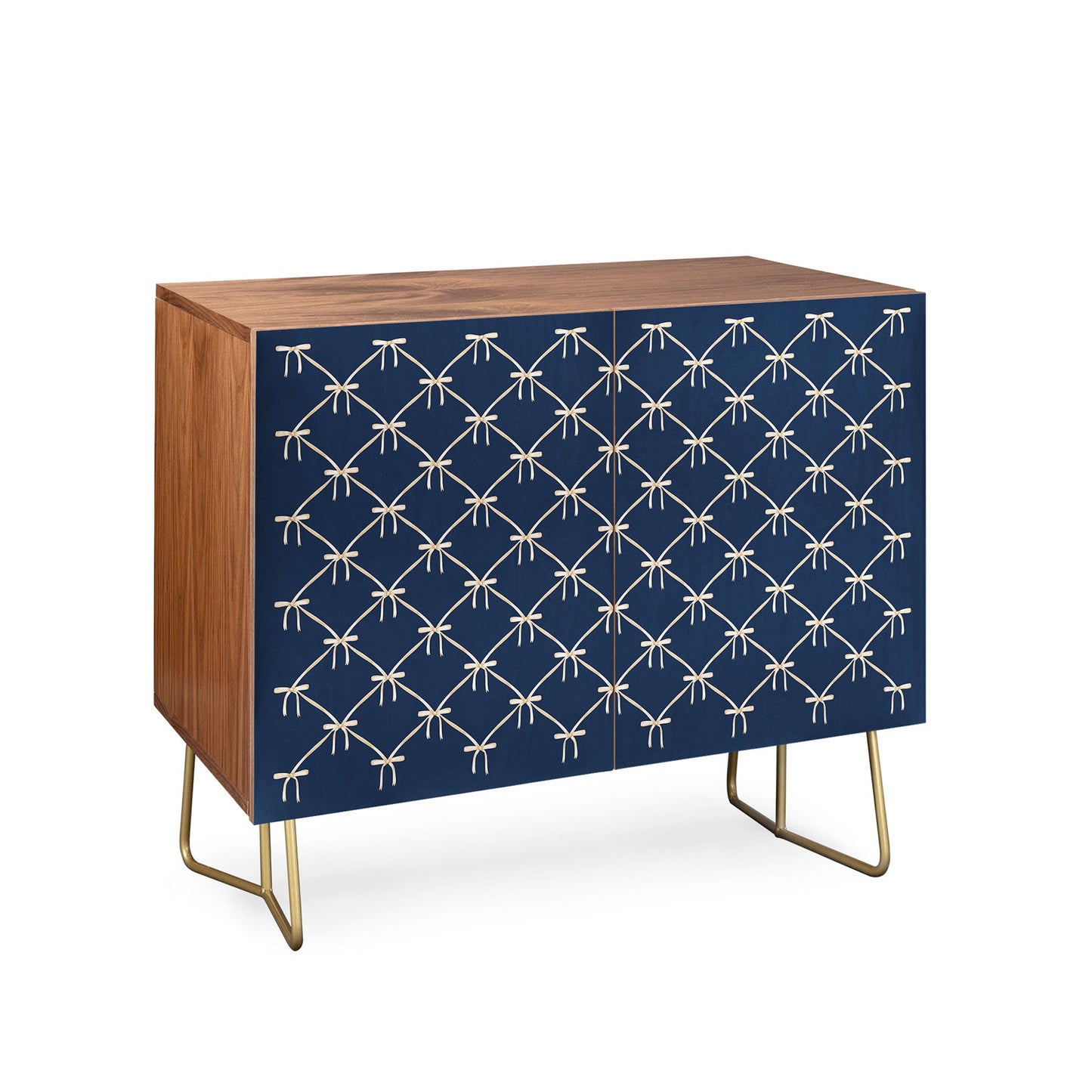 Colour Poems Bows and Ribbons Blue Credenza