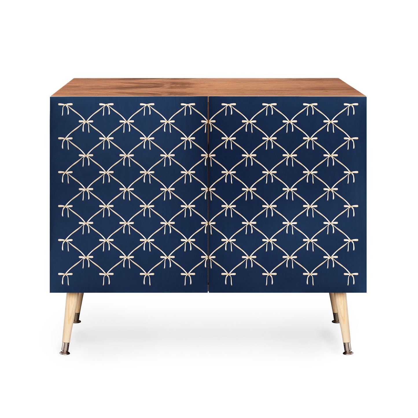 Colour Poems Bows and Ribbons Blue Credenza