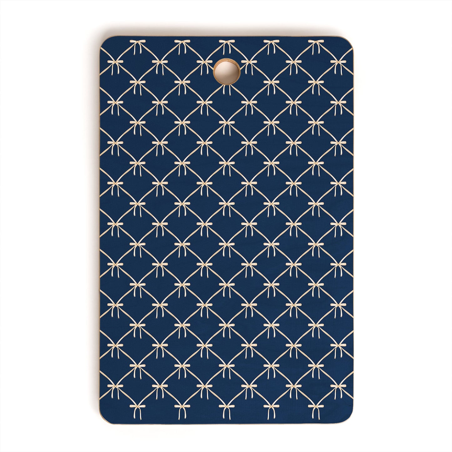 Colour Poems Bows and Ribbons Blue Cutting Board Rectangle