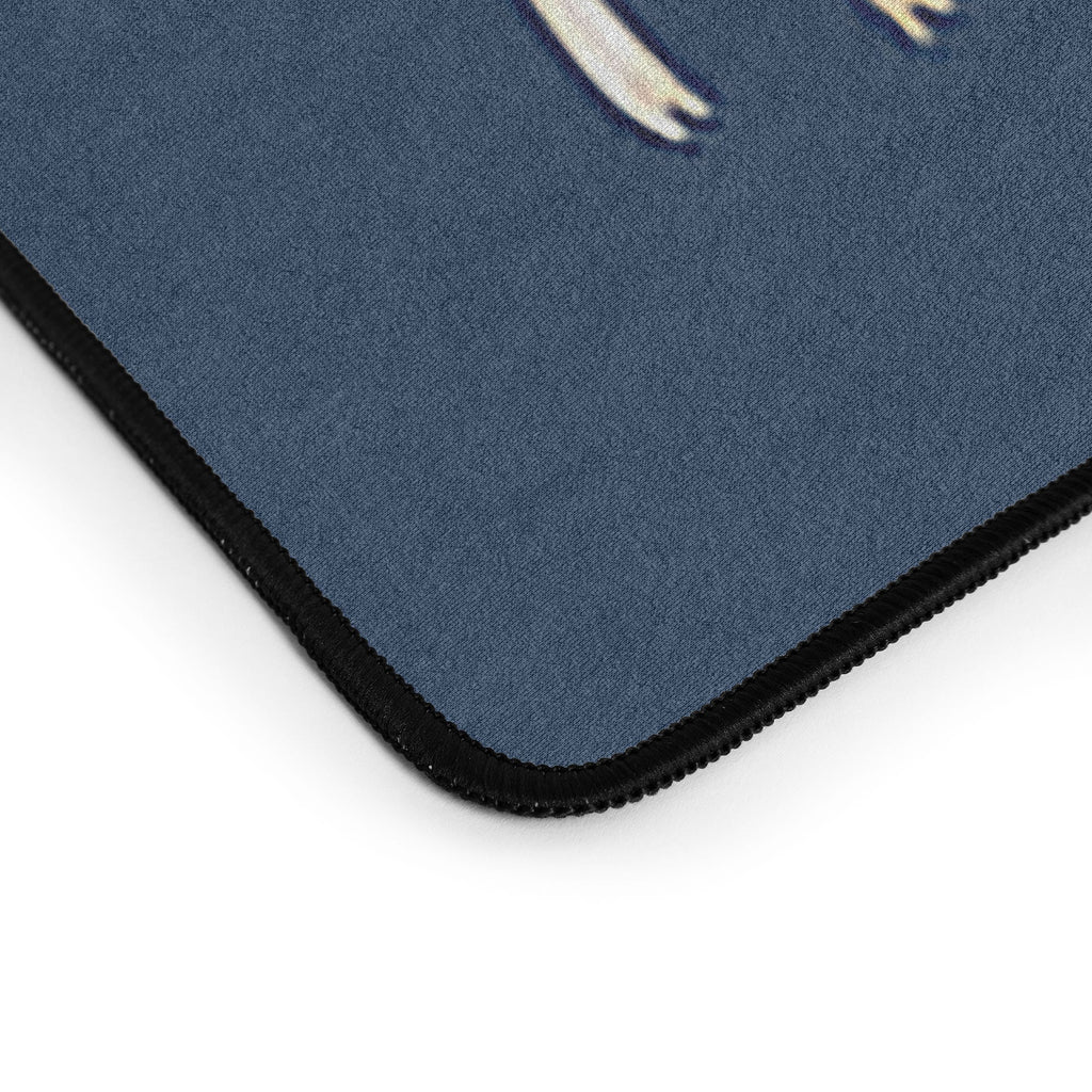 Colour Poems Bows and Ribbons Blue Desk Mat
