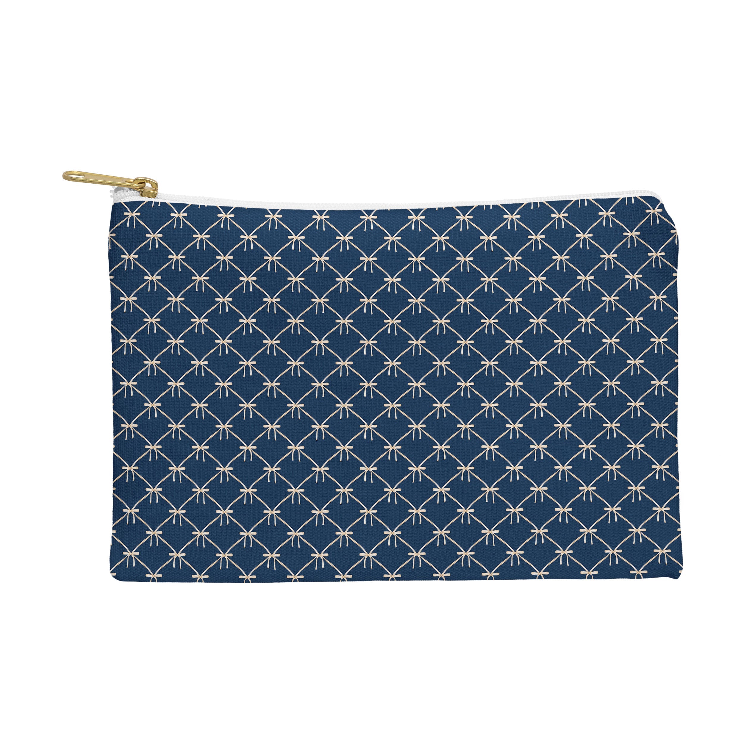 Colour Poems Bows and Ribbons Blue Pouch