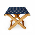 Colour Poems Bows and Ribbons Blue Folding Stool