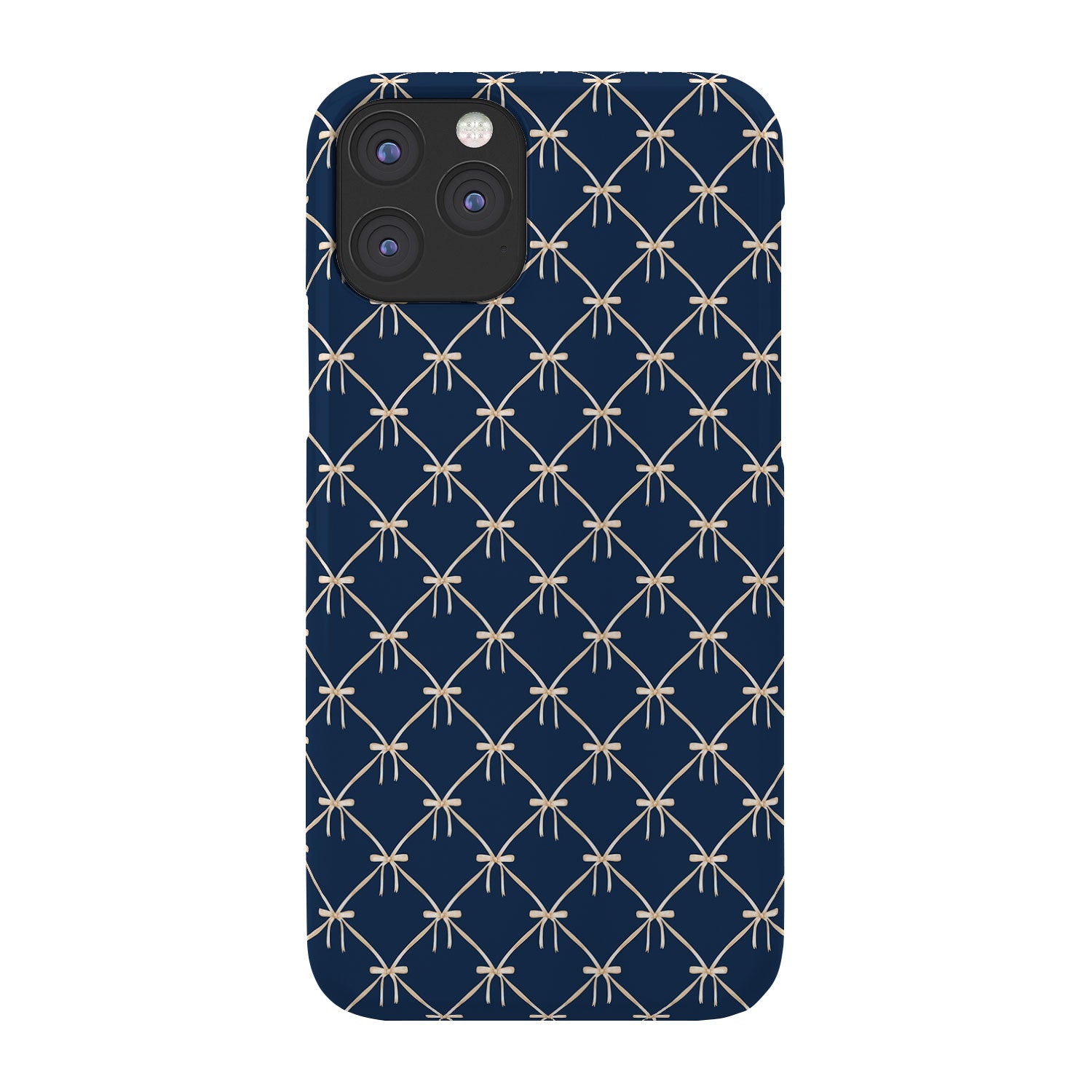 Colour Poems Bows and Ribbons Blue Phone Case