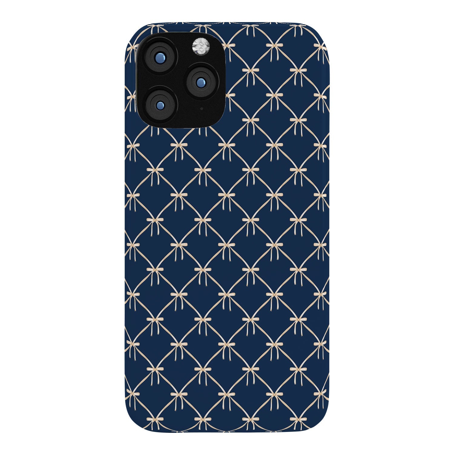 Colour Poems Bows and Ribbons Blue Phone Case