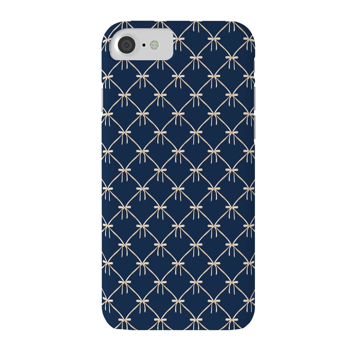 Colour Poems Bows and Ribbons Blue Phone Case