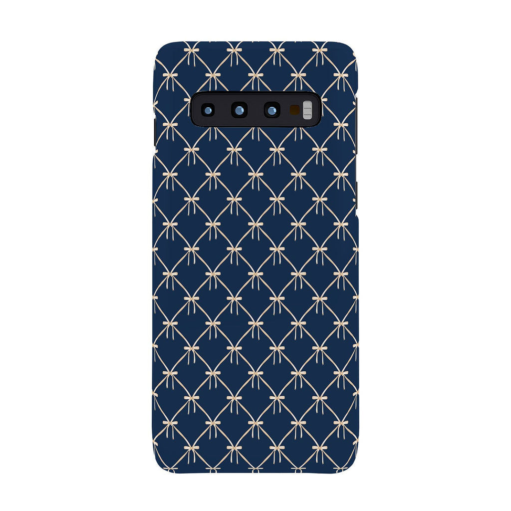 Colour Poems Bows and Ribbons Blue Phone Case