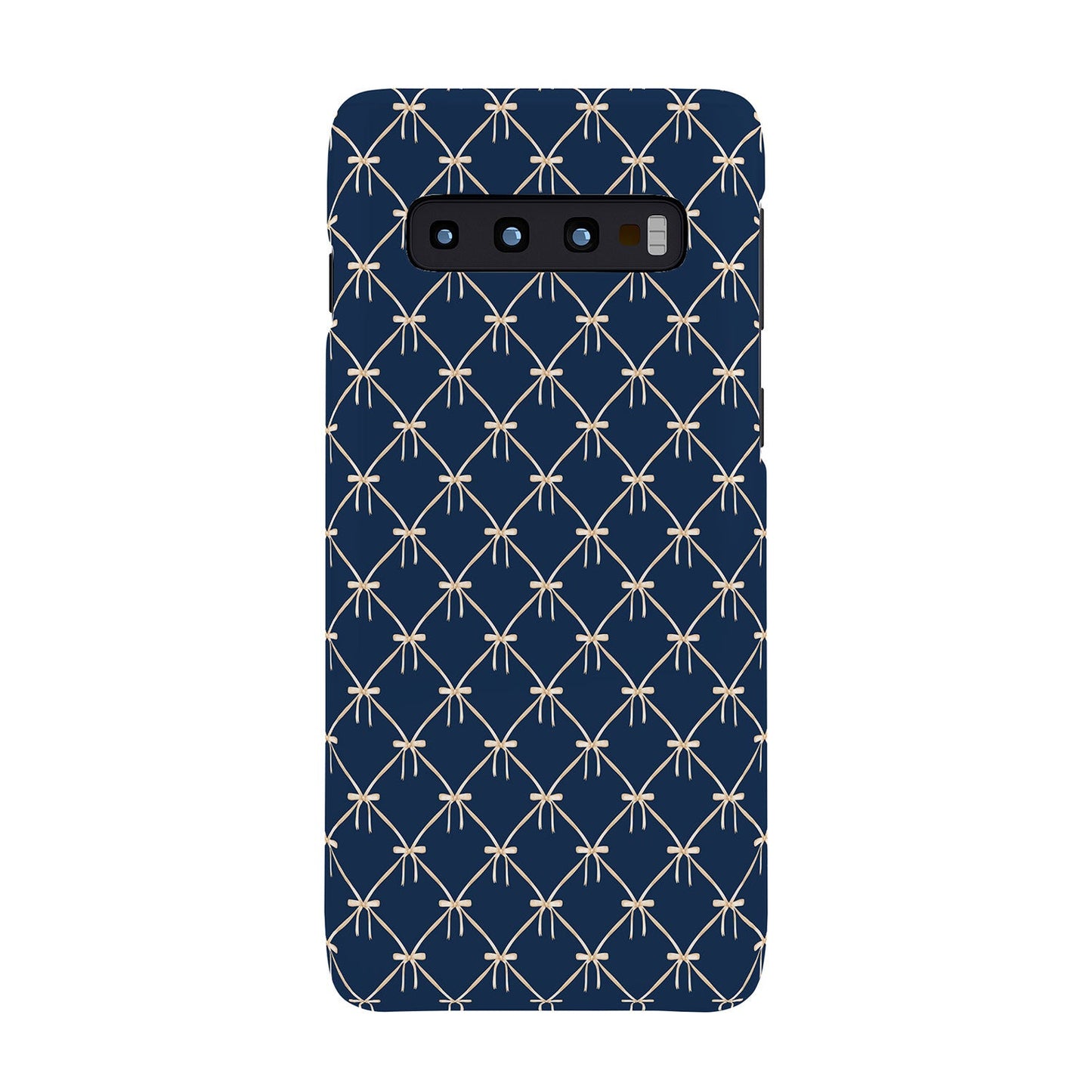 Colour Poems Bows and Ribbons Blue Phone Case