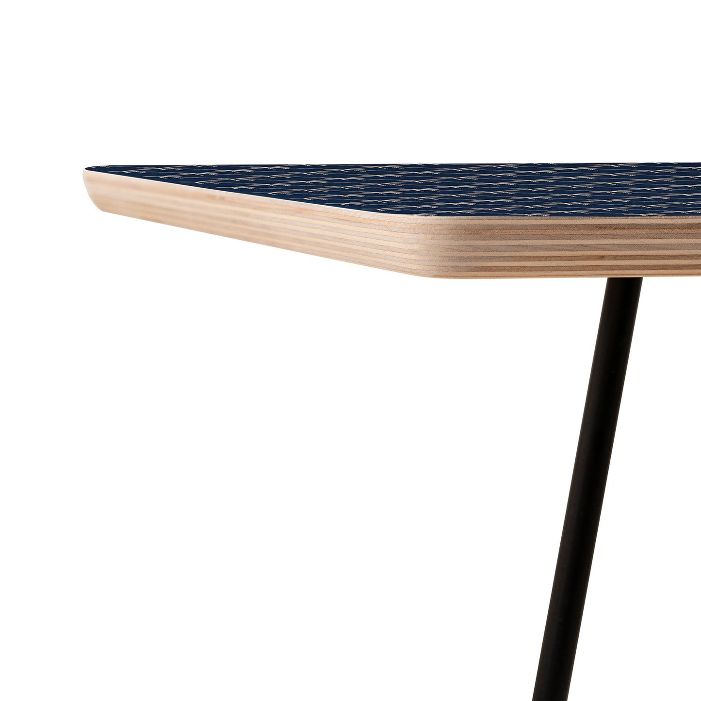 Colour Poems Bows and Ribbons Blue Side Table