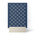 Colour Poems Bows and Ribbons Blue Mini Art Print