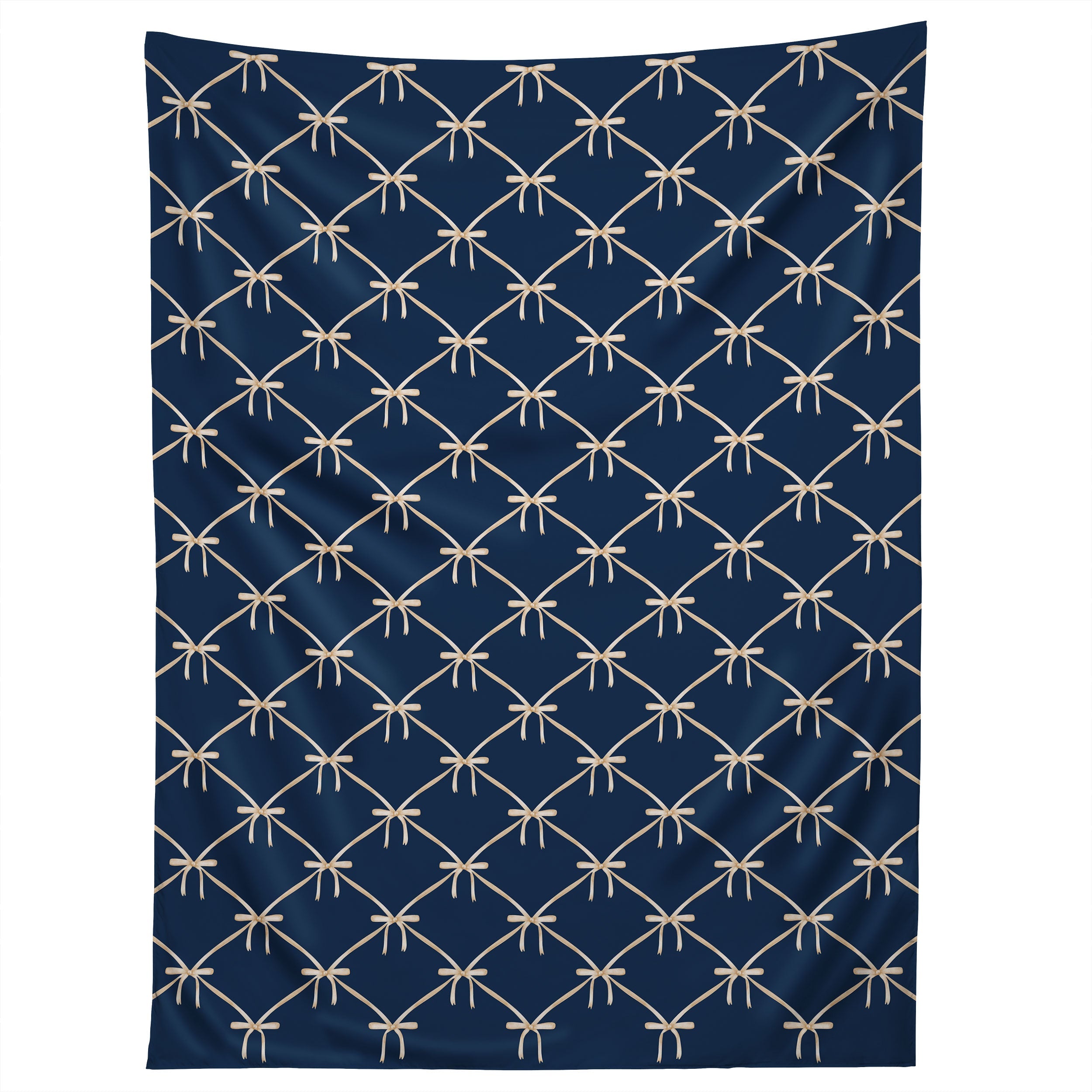 Colour Poems Bows and Ribbons Blue Tapestry