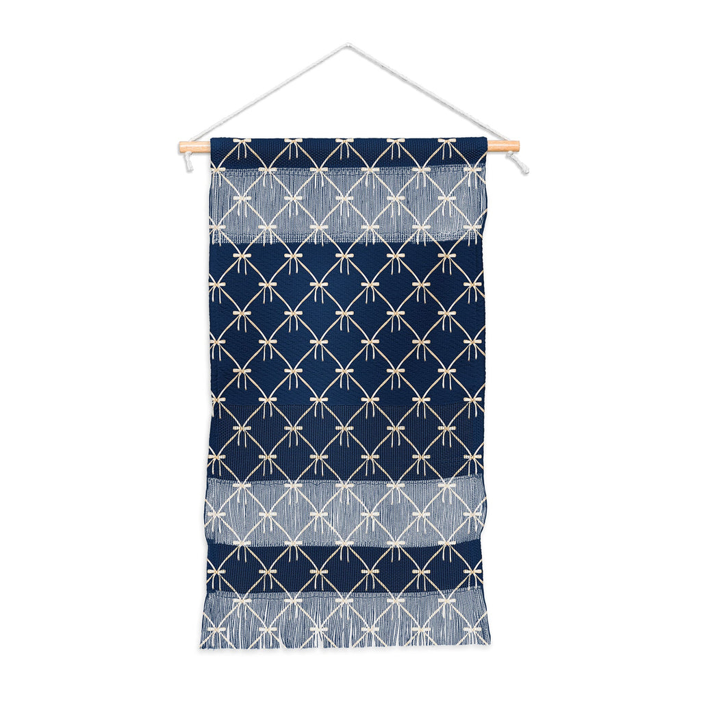 Colour Poems Bows and Ribbons Blue Wall Hanging Portrait