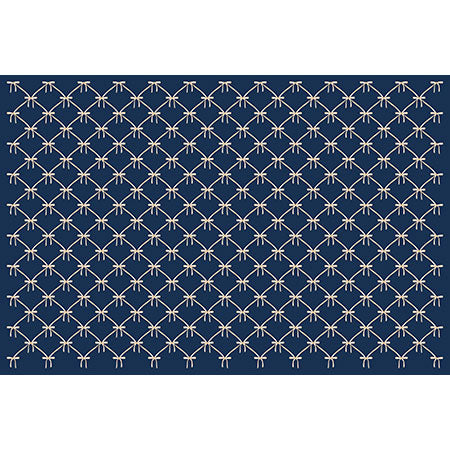 Colour Poems Bows and Ribbons Blue Wall Mural