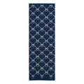 Colour Poems Bows and Ribbons Blue Yoga Towel