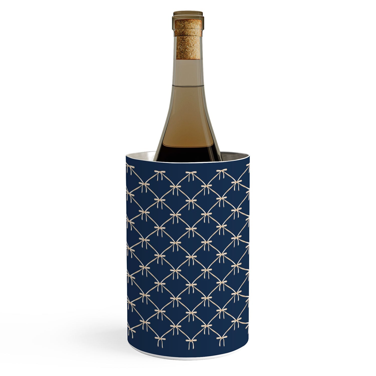 Colour Poems Bows and Ribbons Blue Wine Chiller