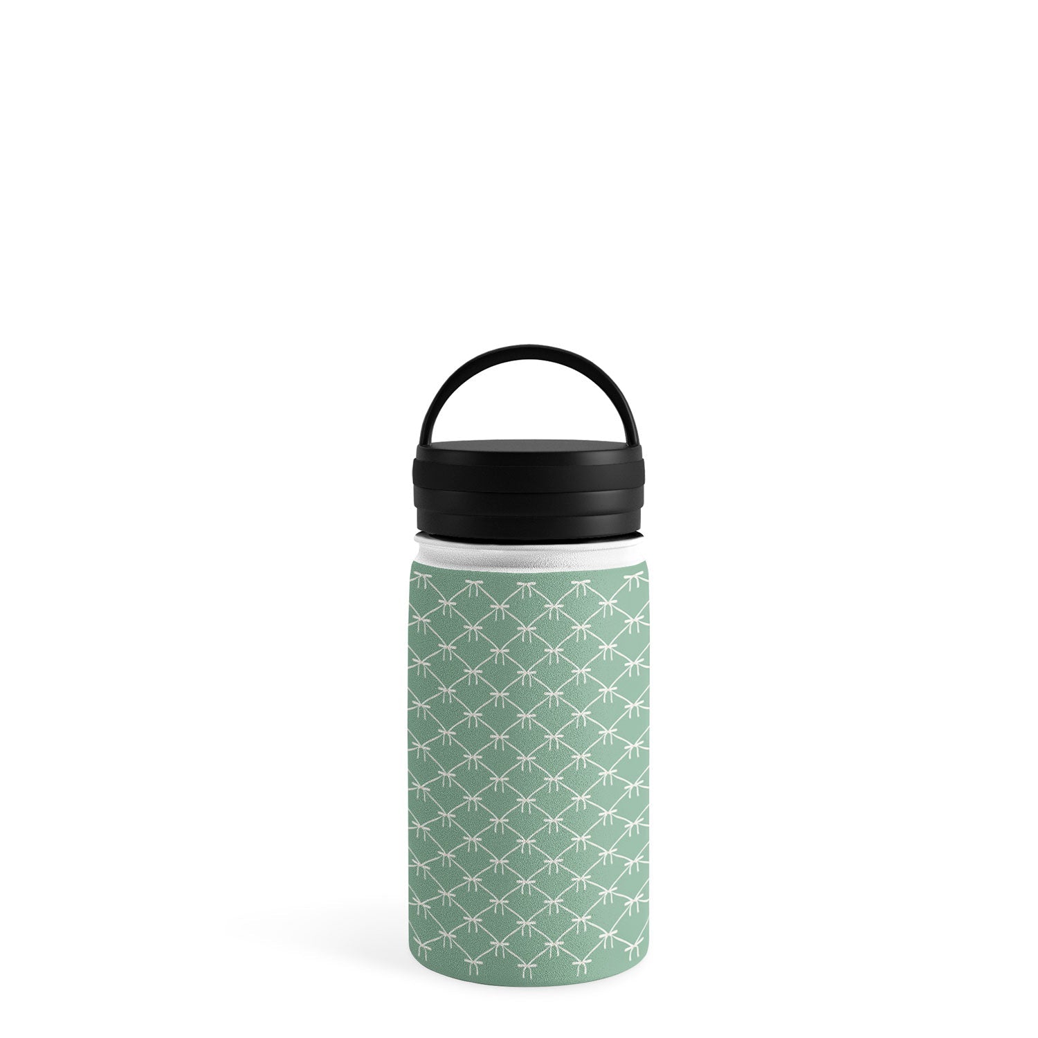 Colour Poems Bows and Ribbons Green Water Bottle