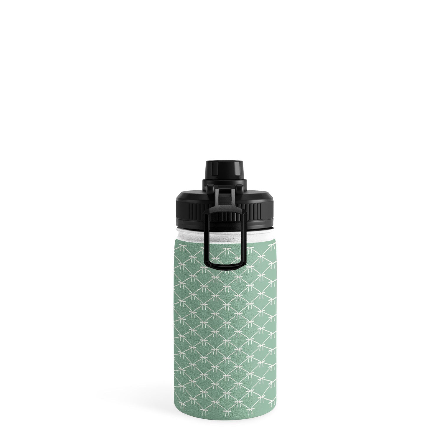Colour Poems Bows and Ribbons Green Water Bottle