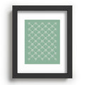Colour Poems Bows and Ribbons Green Recessed Framing Rectangle